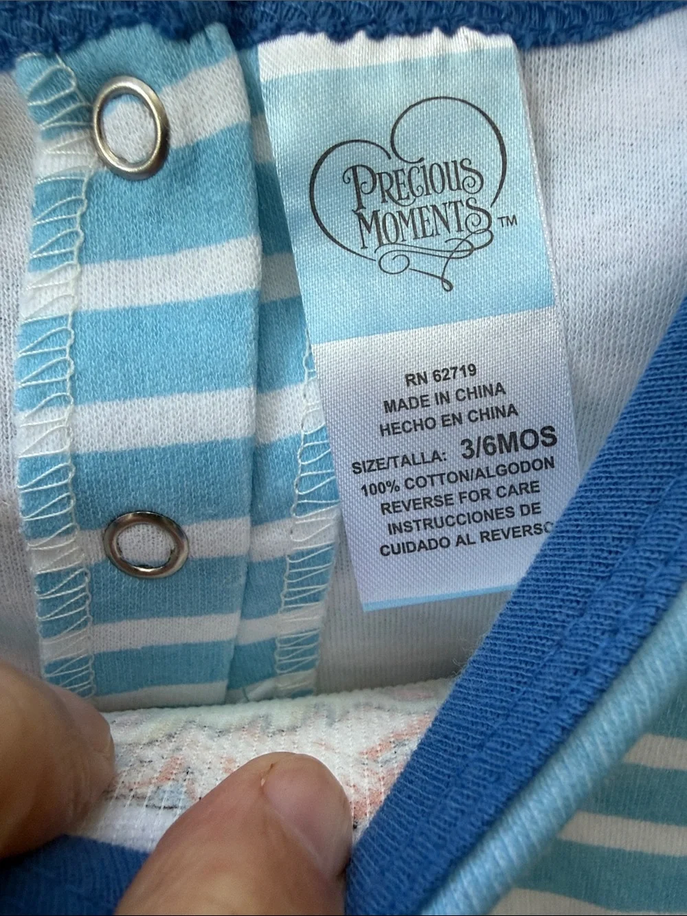 Precious Moments soft blue